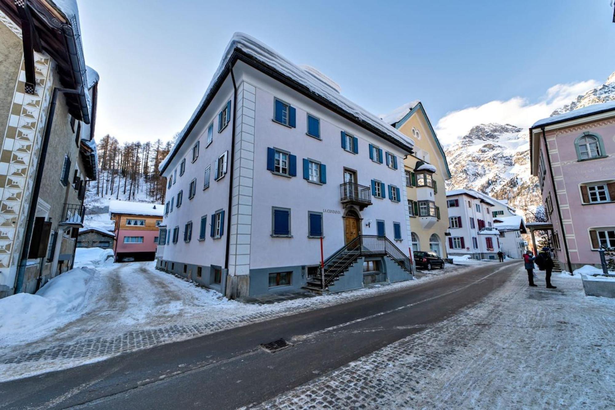 Chesa La Cuntainta - Sils Maria Appartement Buitenkant foto