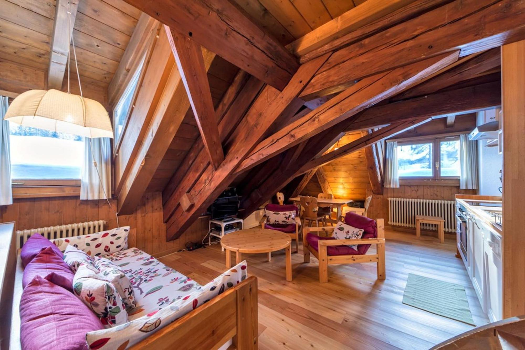 Chesa La Cuntainta - Sils Maria Appartement Buitenkant foto